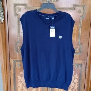 0522 Chaps V-Neck Sleeveless Sweater